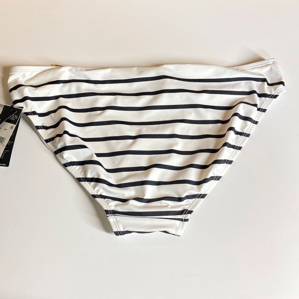 Lauren Ralph Lauren Women's Striped Bikini Bottom, size 12 - Picture 5 of 6